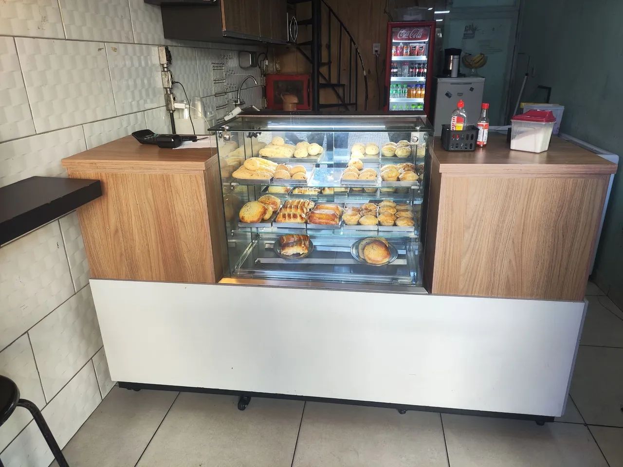 Balcão com Estufa quente