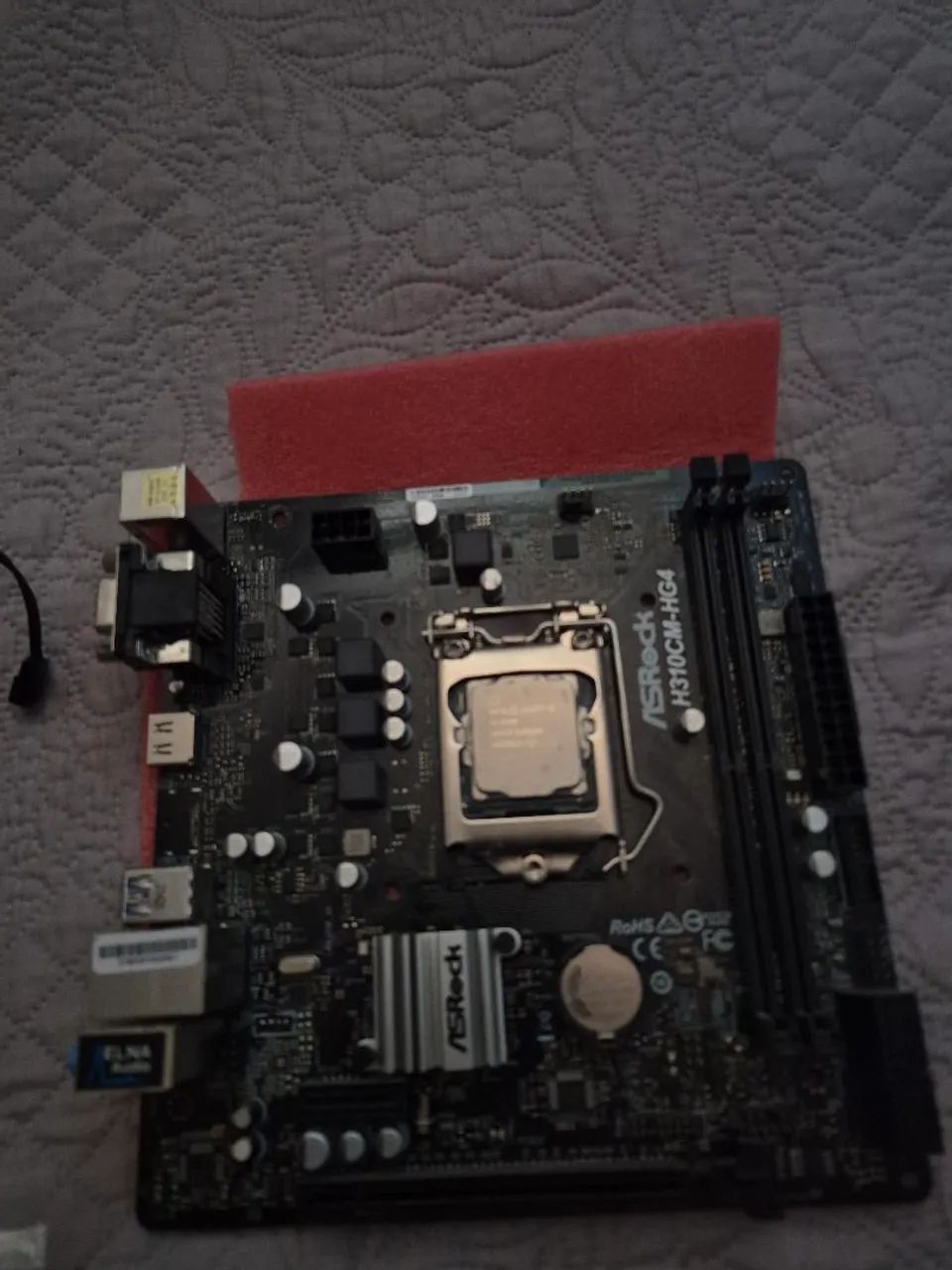 Kit processador e placa mae I5 8500 , H310CM-HG4 + cooler - Foto 3