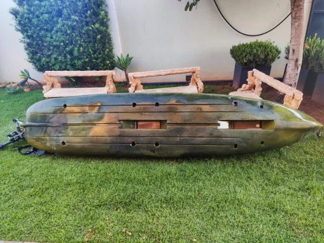 Caiaque Duplo Caiaker New Foca + Motor Jet 3HP - Usados - Foto 6