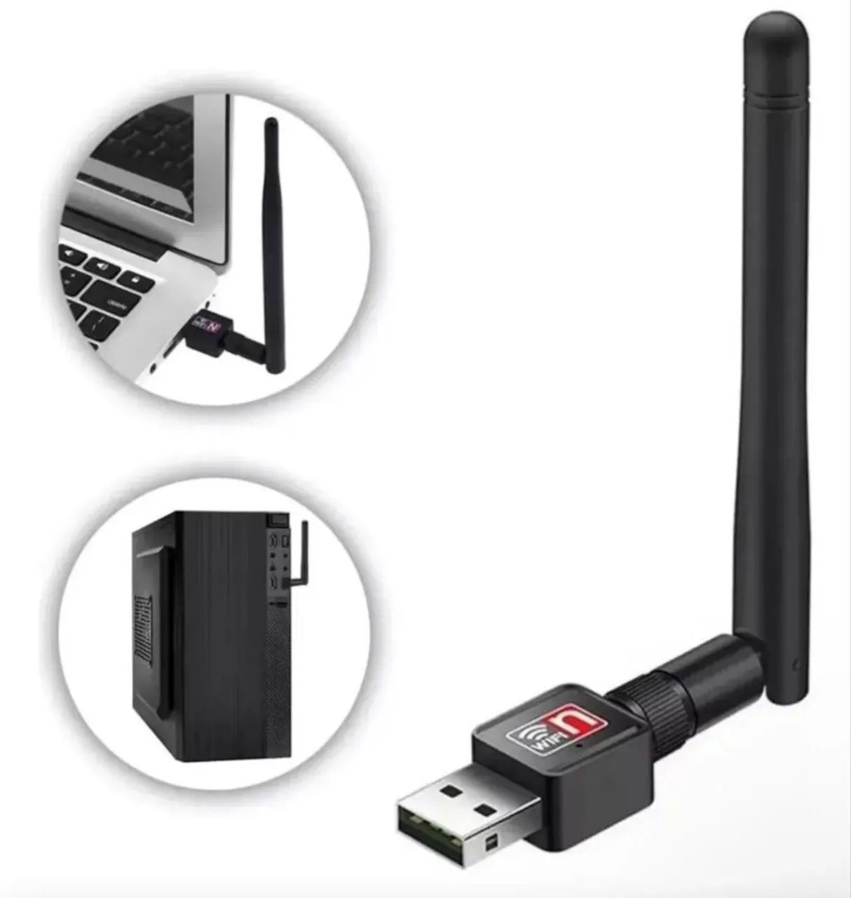 Adaptador Wi-Fi USB KA-T8188 com Antena Externa - Foto 3