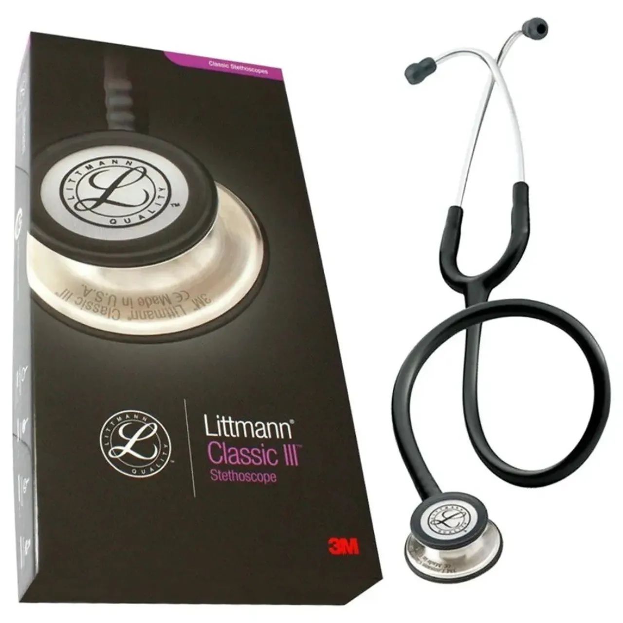 Estetoscópio Littmann Classic III 3M - PRETO