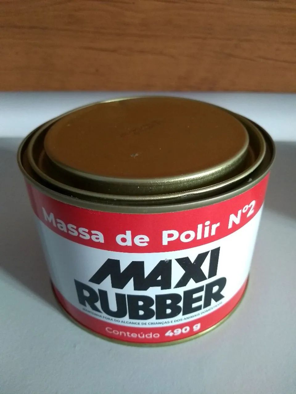 Massa de Polir N°2 Maxi Rubber Automotiva + Cera Automotiva Maxi Rubber ( Usados 1 vez) - Foto 2