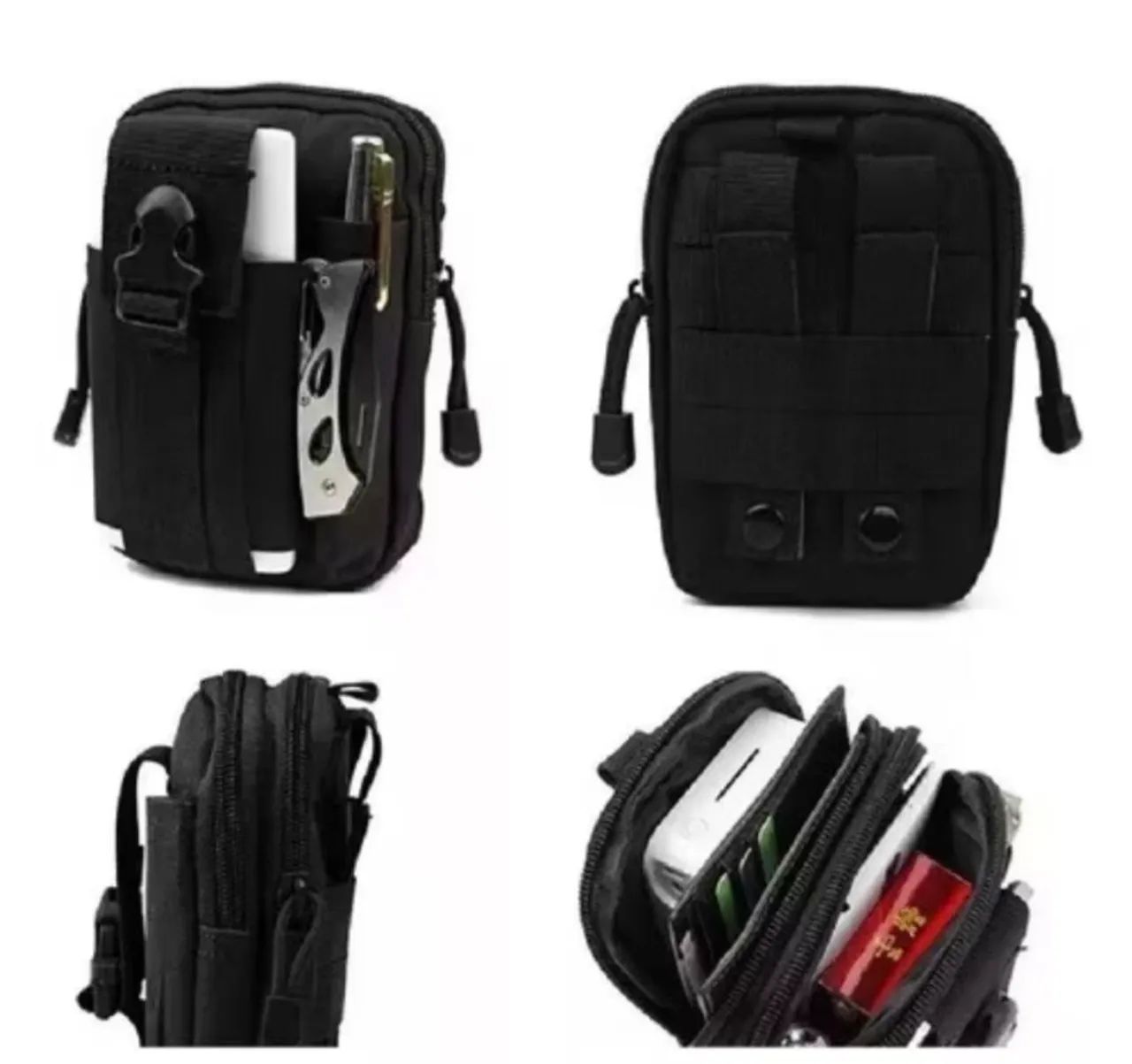 BolBolsa Tática Modular Militar Molle P/ Colete Modular, Cinto - Foto 5