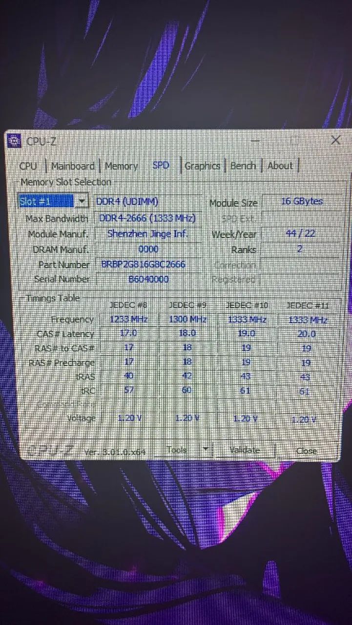 Memória ram 16 gb