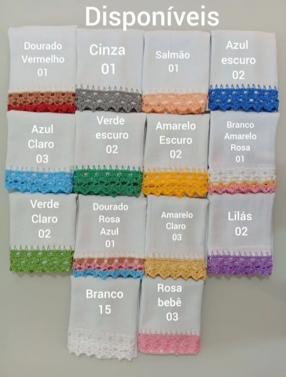 Panos de Copa Kit com 3 - Foto 2