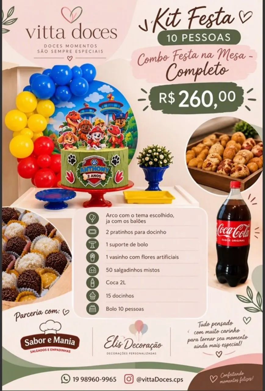 Kit Festa Pegue e Monte - Região Campo Grande Campinas - SP - Foto 2