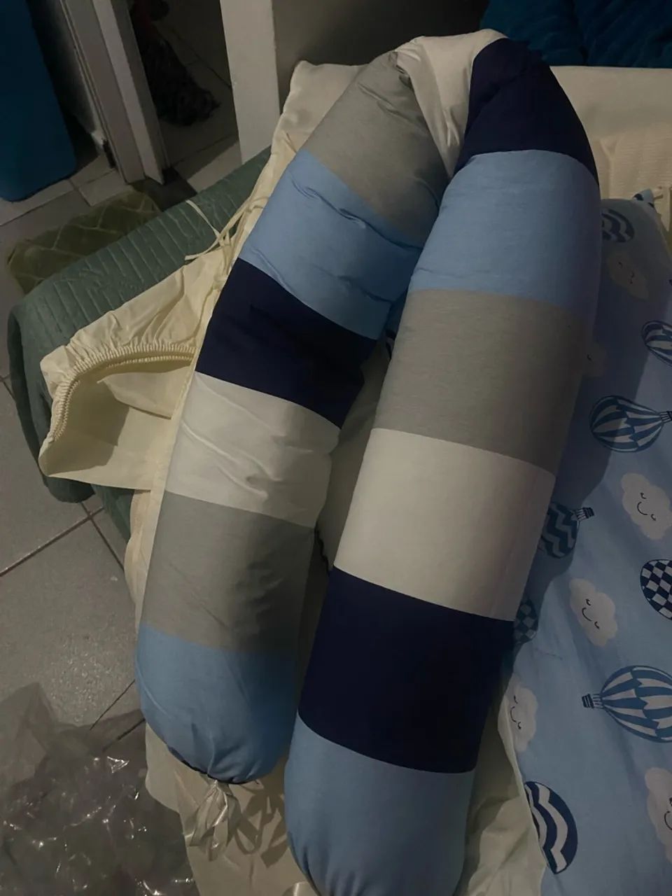 kit berço menino azul - Foto 3