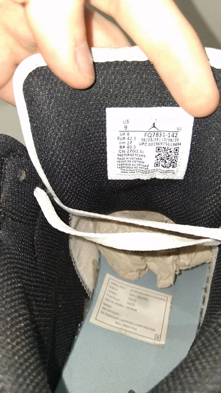 jordan 1 mid Brown Blue  - Foto 5