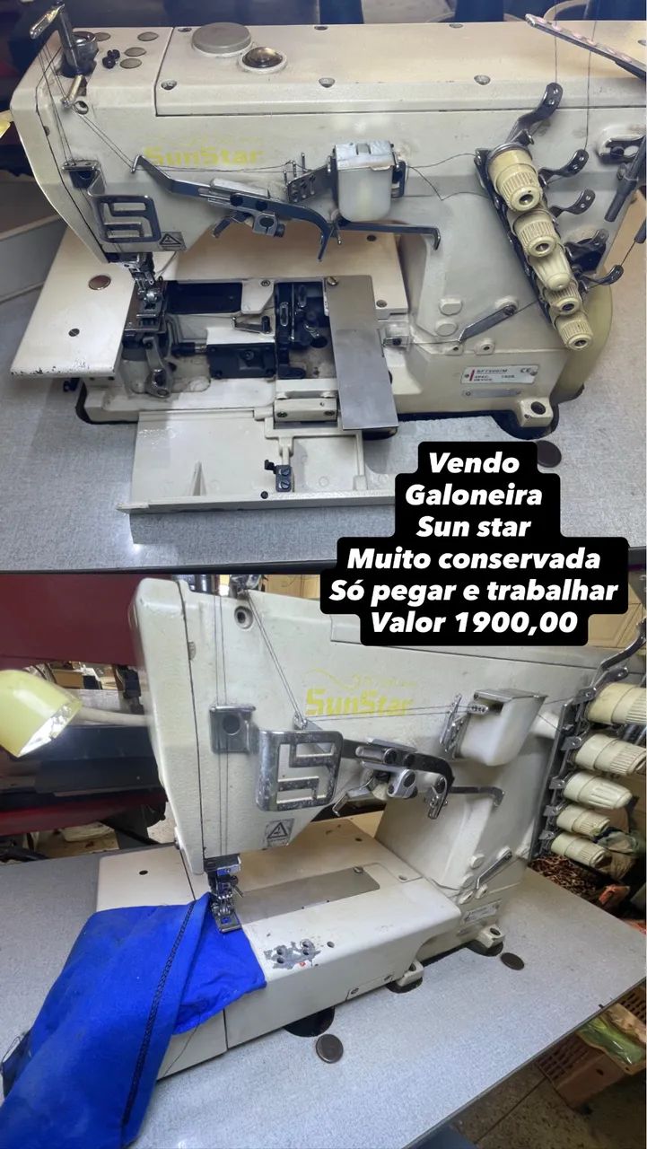 Máquina de costura Galoneira 