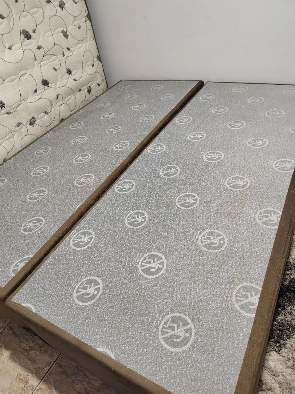 Cama com colchão  e box  - Foto 2