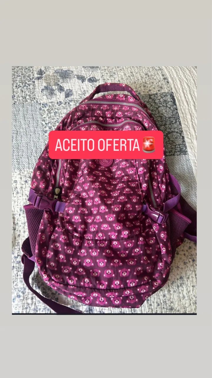 Mochila da republic vix NOVINHA - MATERIAL TIPO O DA KIPLING 