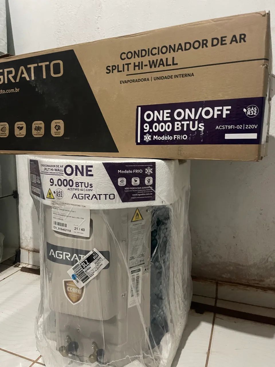 Ar-condicionado Agatto 9k Btus  - Foto 4