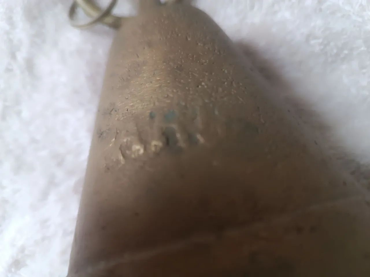 Sino/sinetas bronze maciço antigo sec. XIX Francês marca PARIS 15 CM - Foto 3
