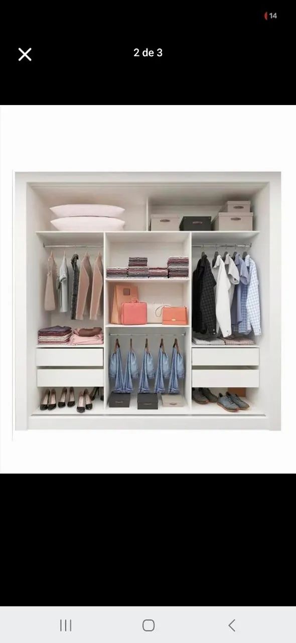 Guarda roupa casal com espelho  - Foto 3