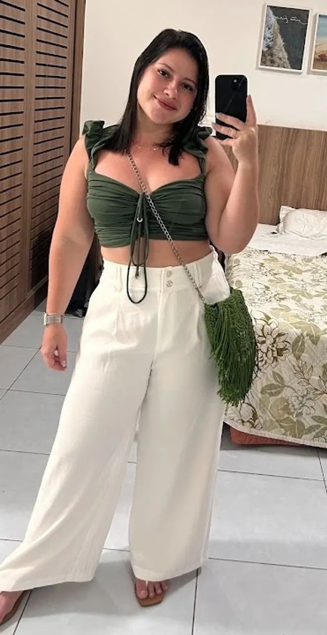 Calça Alfaiataria Branca