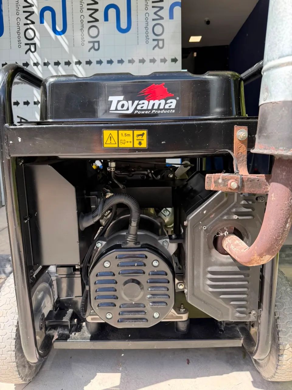 Gerador Toyama 17kva TG15000CXE3-XP Seminovo - Revisado Recente! - Foto 4