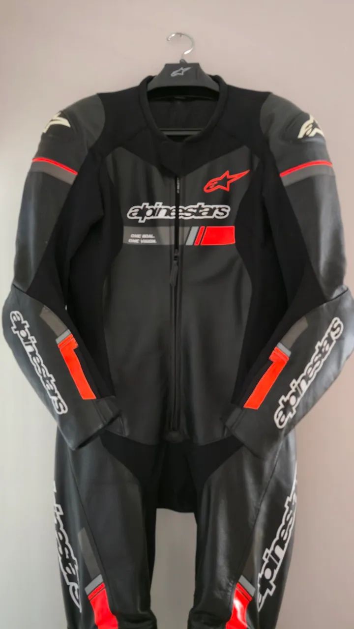 Macacão Alpinestars Nº 56 - Estado de Novo - Tech-Air 5 - Pouco Uso - Foto 2