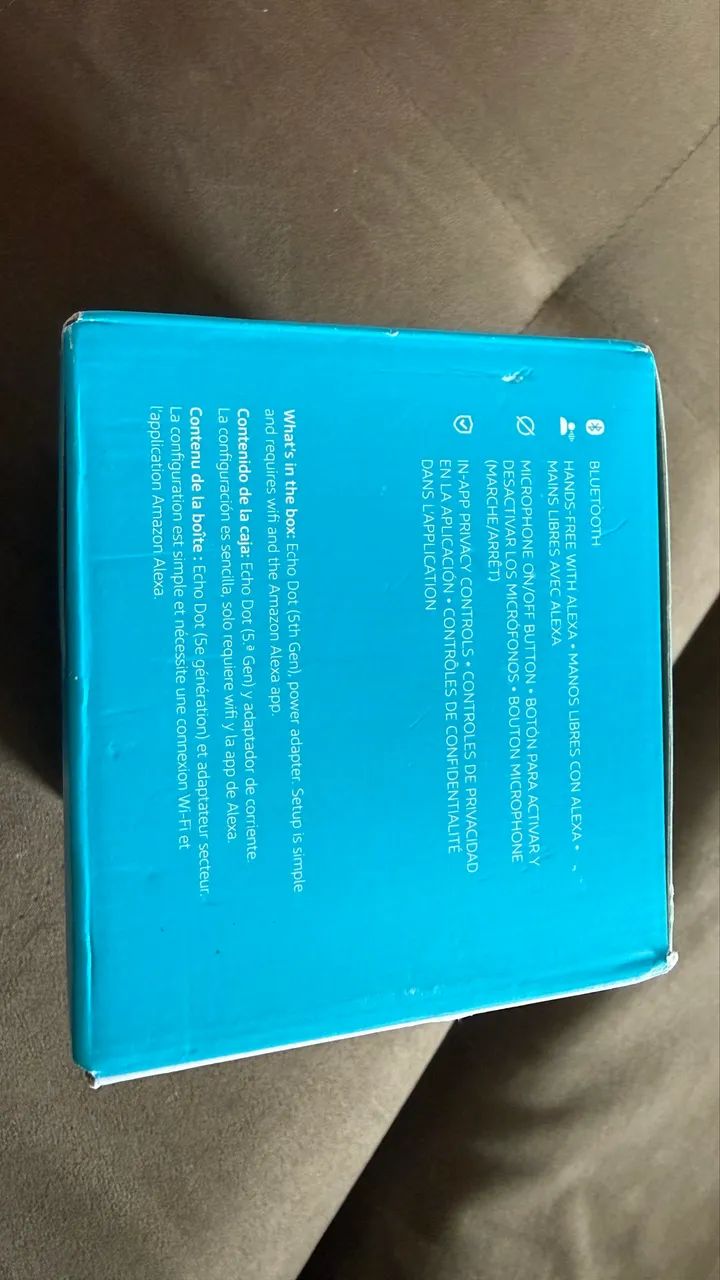 Caixa De Som Alexa Echo Dot 5A Geração - NOVA - Foto 3