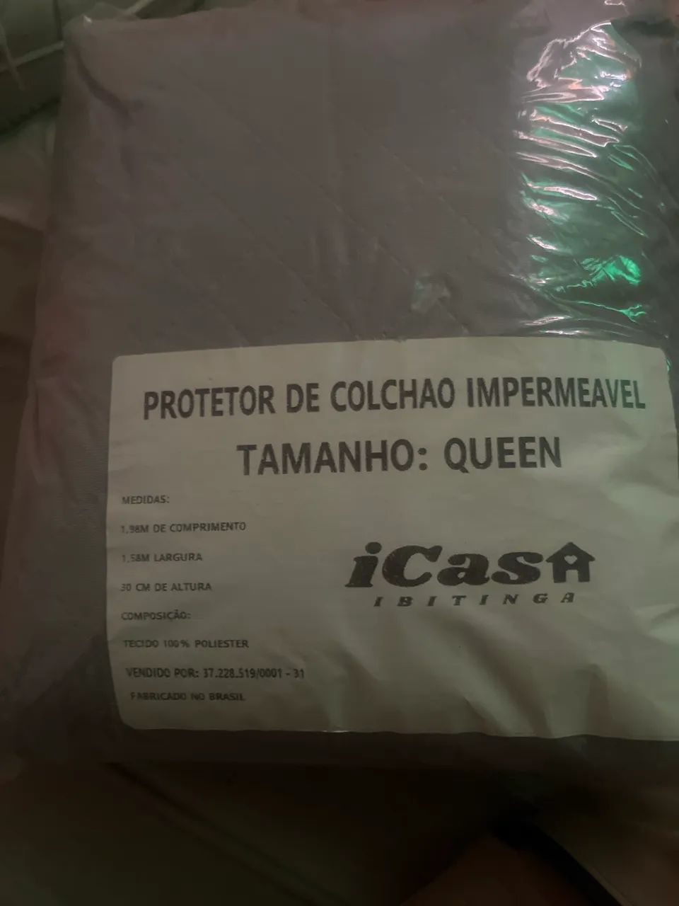 Protetor colchão Queen impermeável 