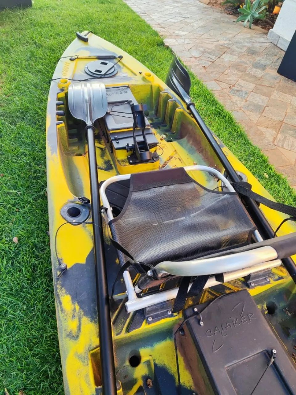 Caiaque Duplo Caiaker New Foca + Motor Jet 3HP - Usados - Foto 11