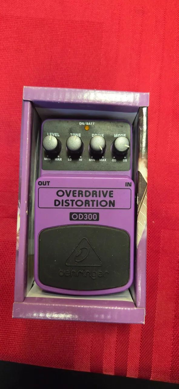 PEDAL BEHRINGER OVERDRIVE/DISTORTION OD300
