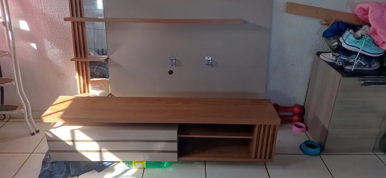 Painel para tv rack suspenso - Foto 2