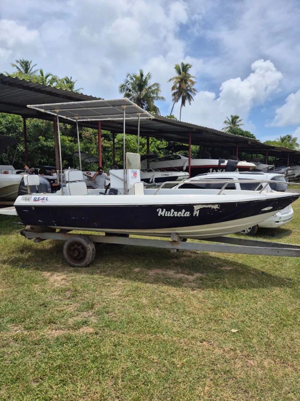 lancha 16 pés com motor 60 hp-4t - yamaha - Foto 7