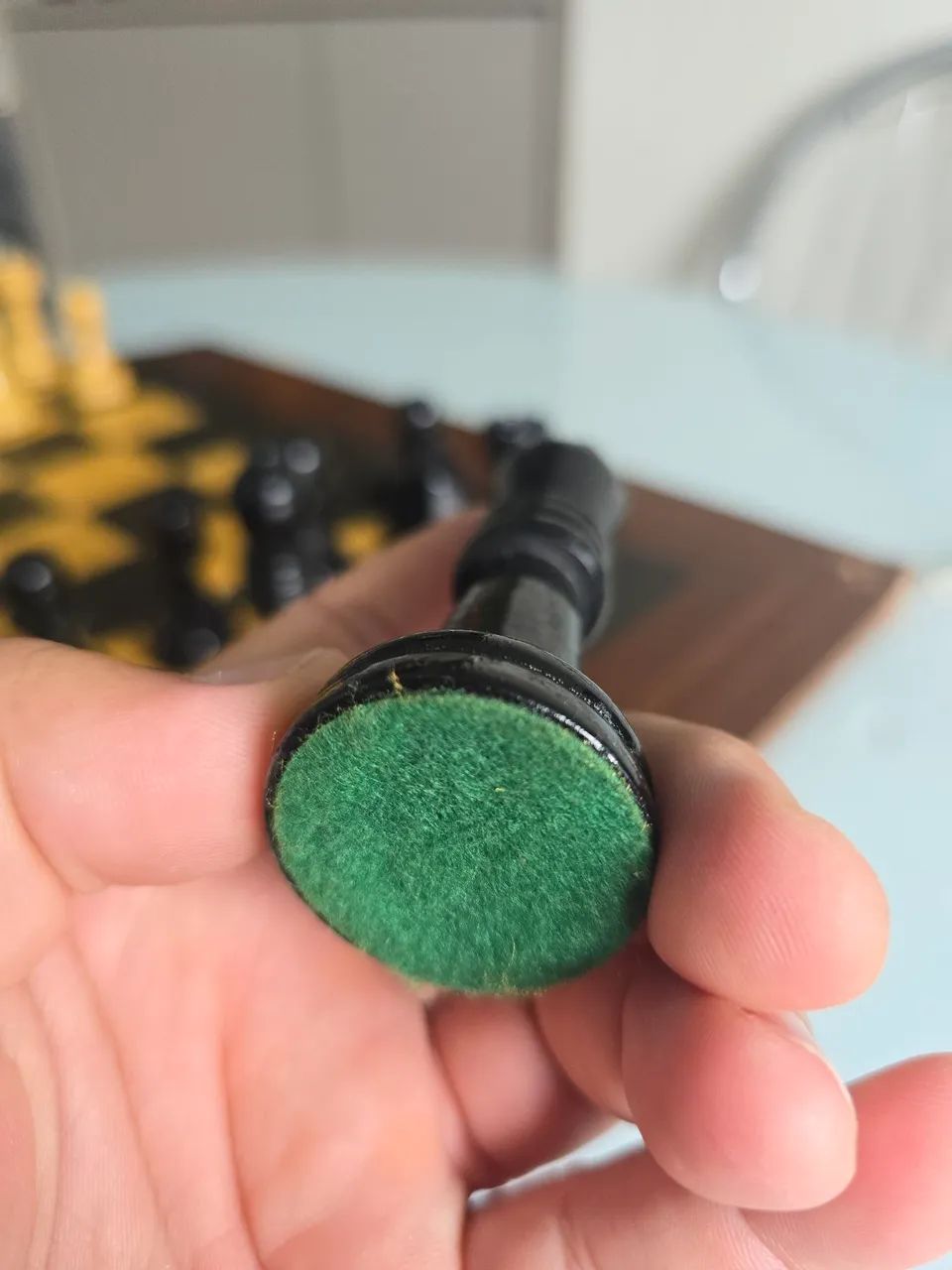 Conjunto de peças de xadrez e tabuleiro  - Foto 4