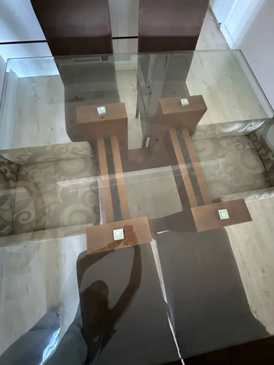 Mesa grande de vidro 6 lugares  - Foto 5