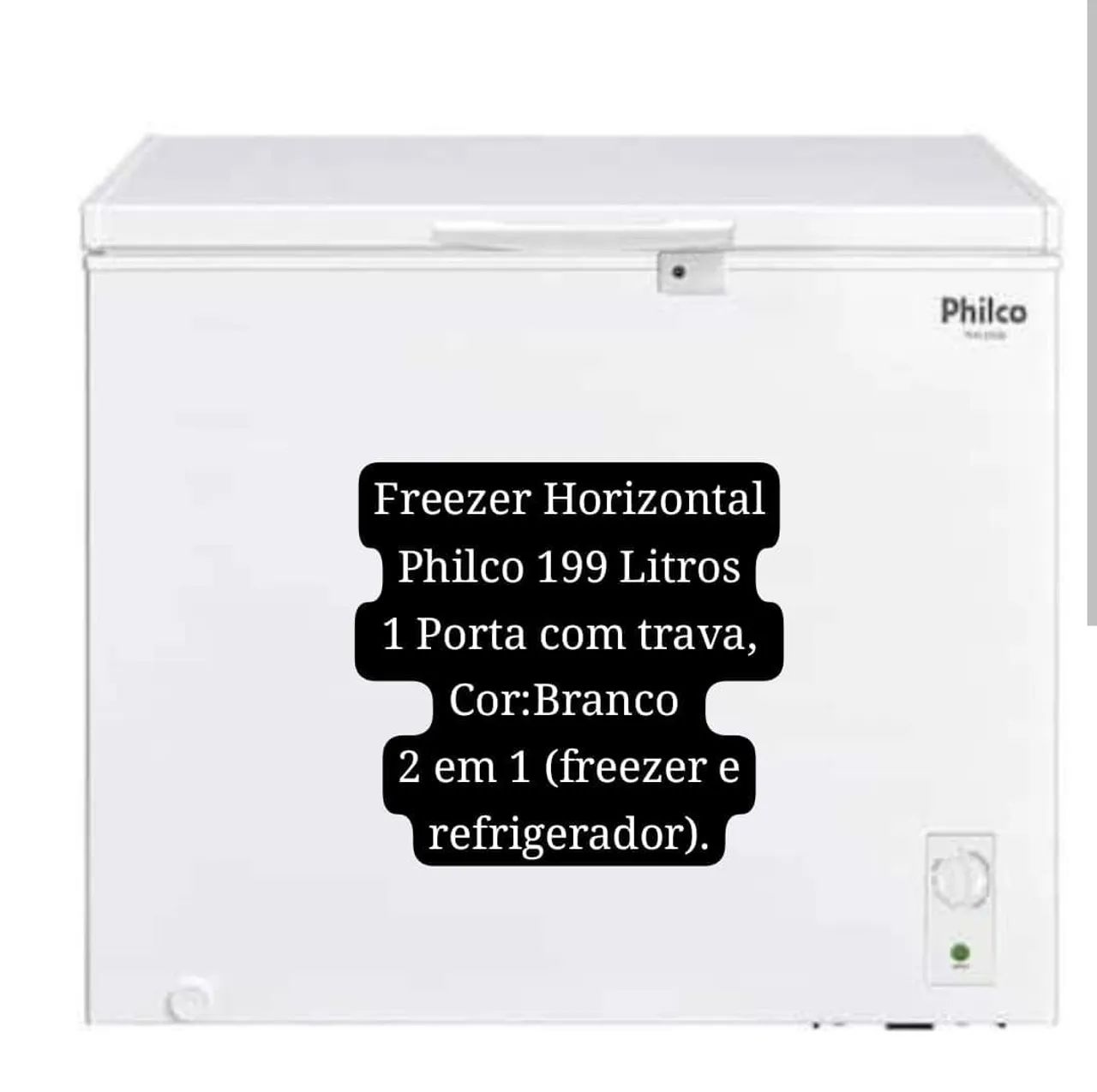 Freezer Horizontal Philco