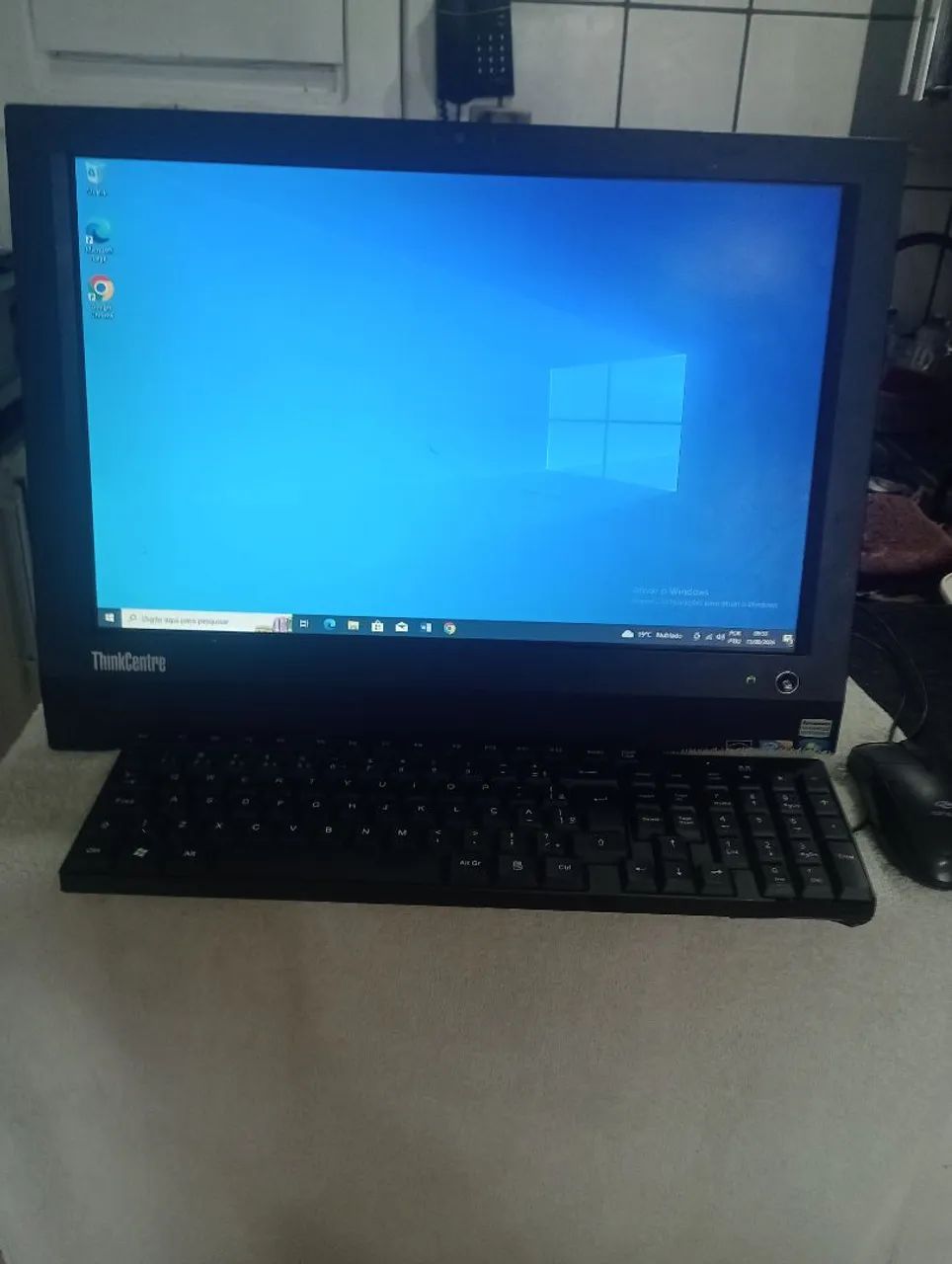 Computador All In One Lenovo Thinkcentre Webcam Wi-fi - tela de 19" + Windows 10 