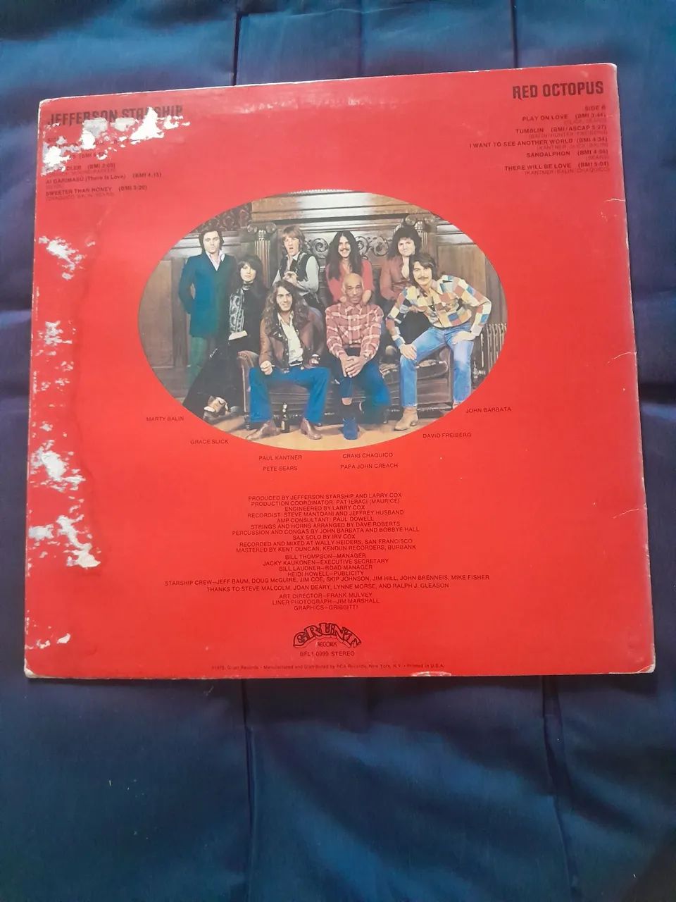 Disco de vinil lp importado Jefferson star ship Red octopus  - Foto 2