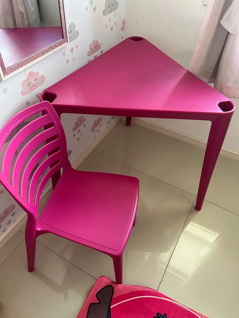 Conjunto mesa e cadeira infantil  - Foto 3