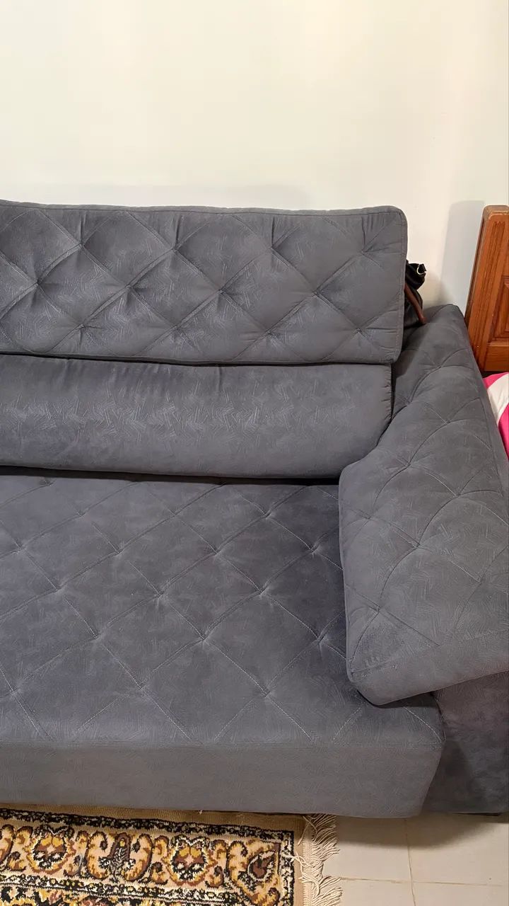 Sofá Retrátil e Reclinável 2 Lugares - Foto 5