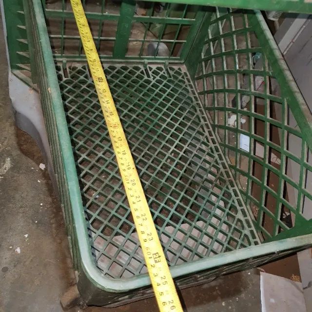 Carrinho de Supermercado Duplo Cesto Usado - Foto 5