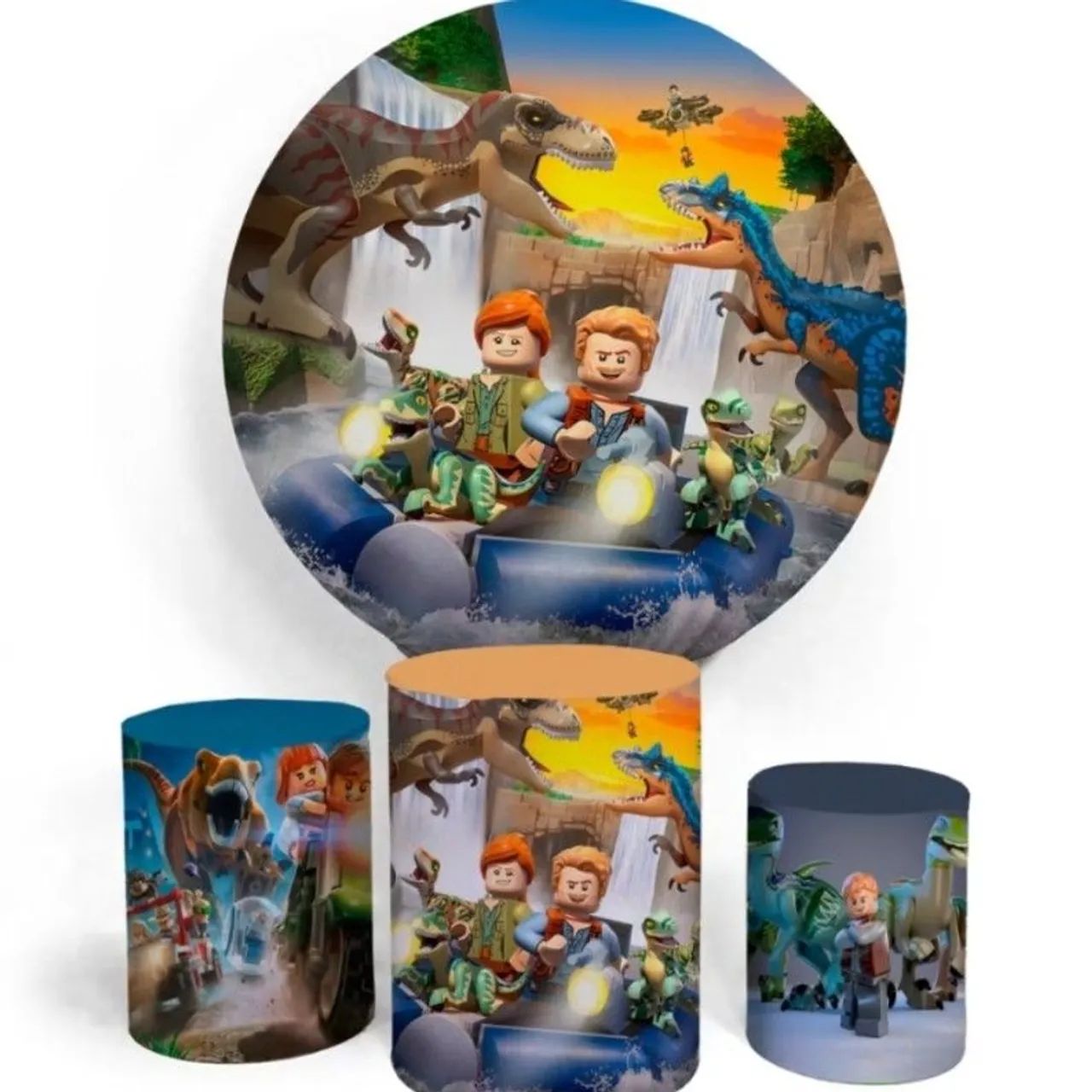 Kit de capas painel e cilindros DANDYS WORLD  e LEGO JURASSIC  - Foto 2