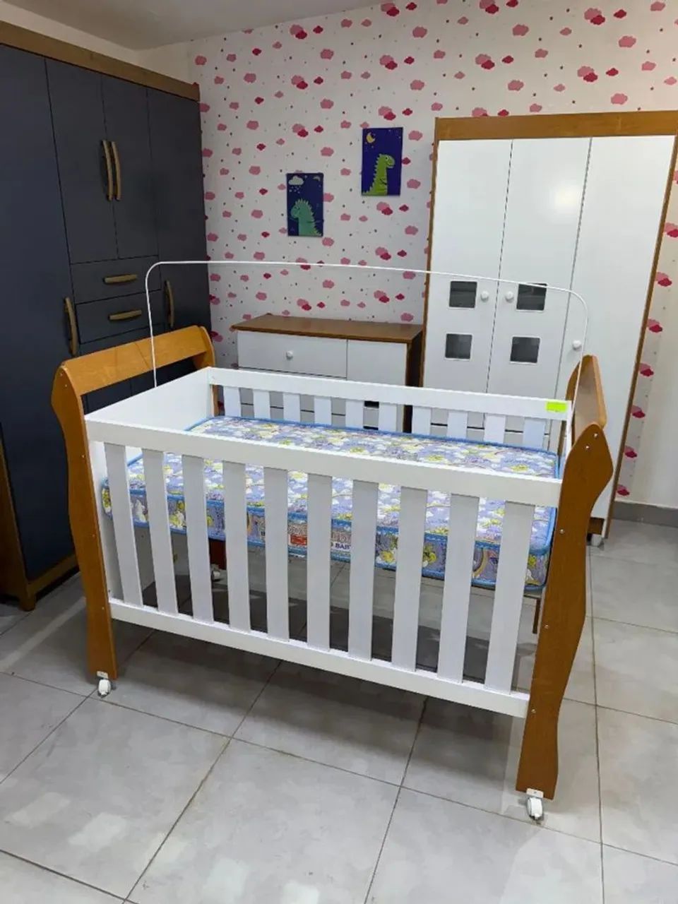 Berço e mini cama moderno confortável pronta entrega 