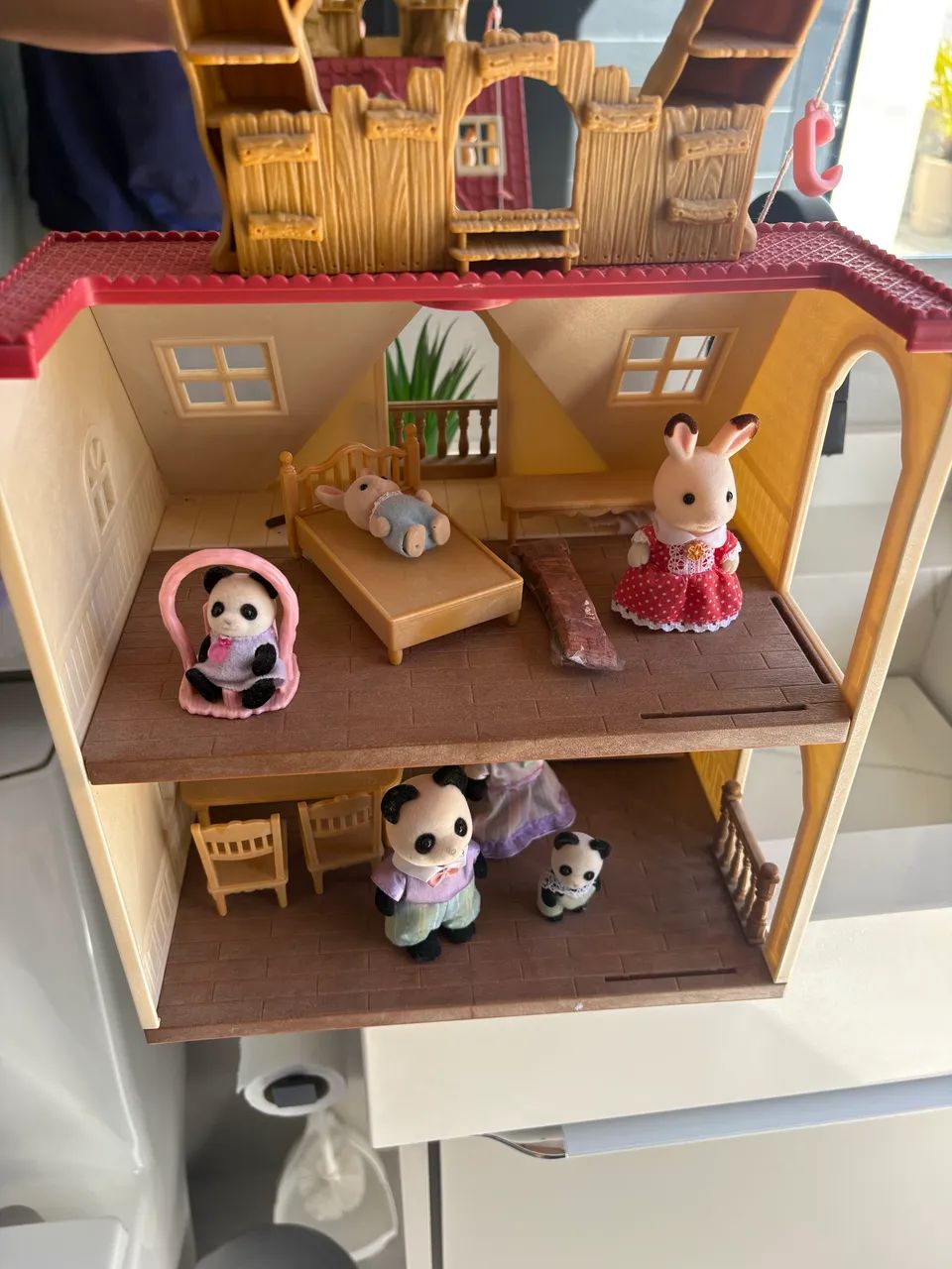 Casa dos ursos + árvore e família dos ursos  - Foto 4