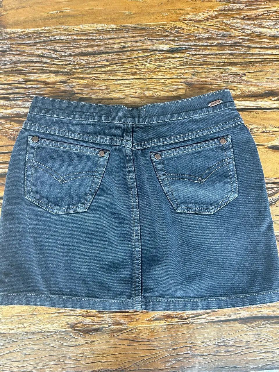 Saia Jeans Preta  - Foto 2