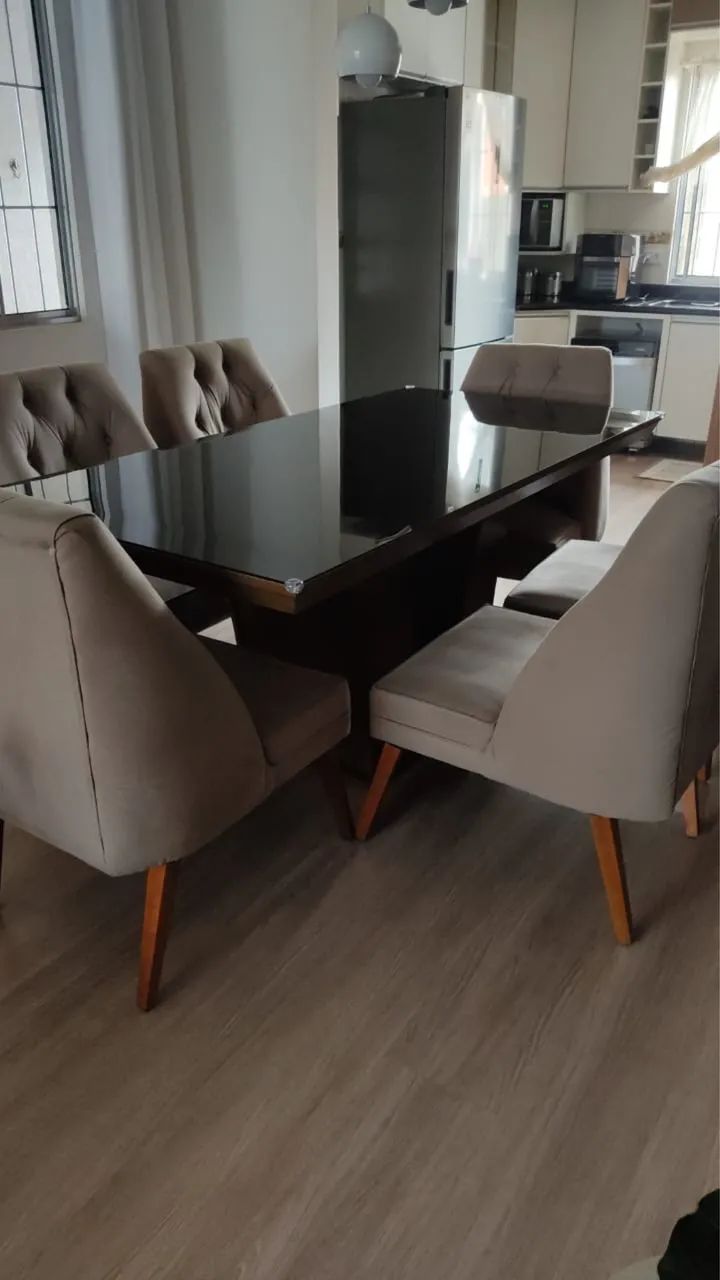 Mesa de jantar 6 lugares  - Foto 4