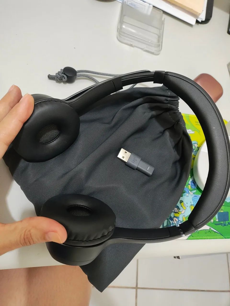 Headset Bluetooth sem fio Zone 300 Logitech  - Foto 4