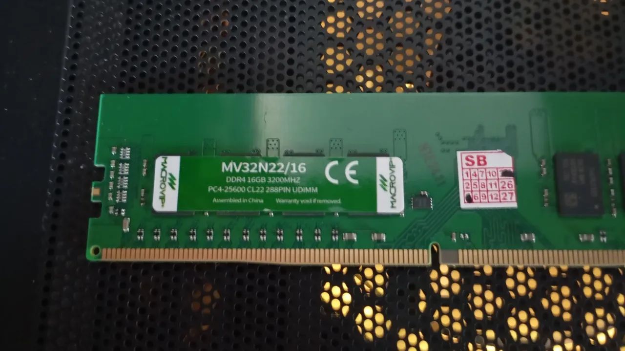 Memoria 16 GB RAM 