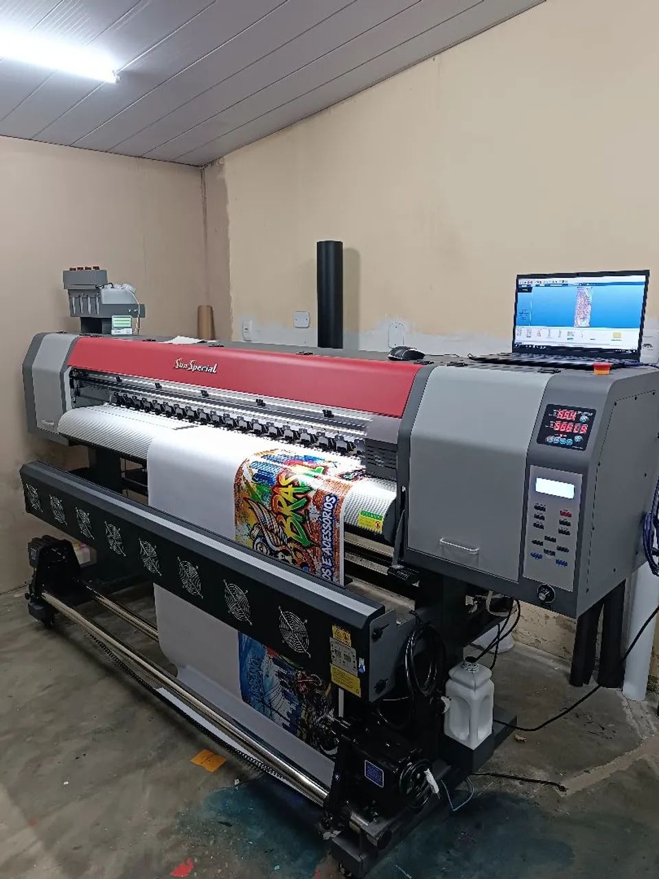 OPORTUNIDADE!!! Plotter Ecosolvente + plotter de recorte + solda banner  - Foto 2