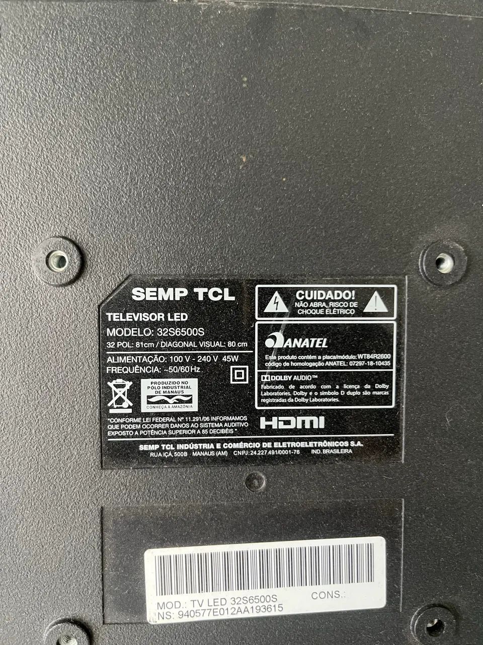 Televisão semp TCL - Foto 2