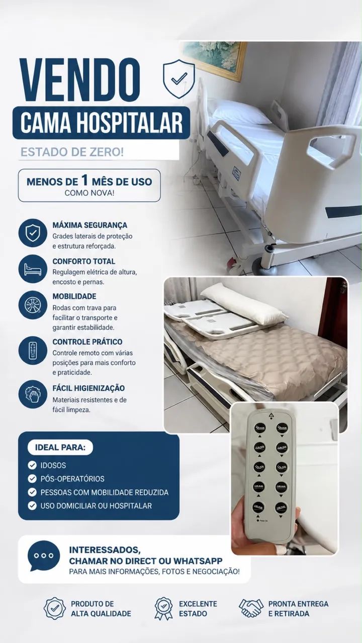 Cama hospitalar  - Foto 5