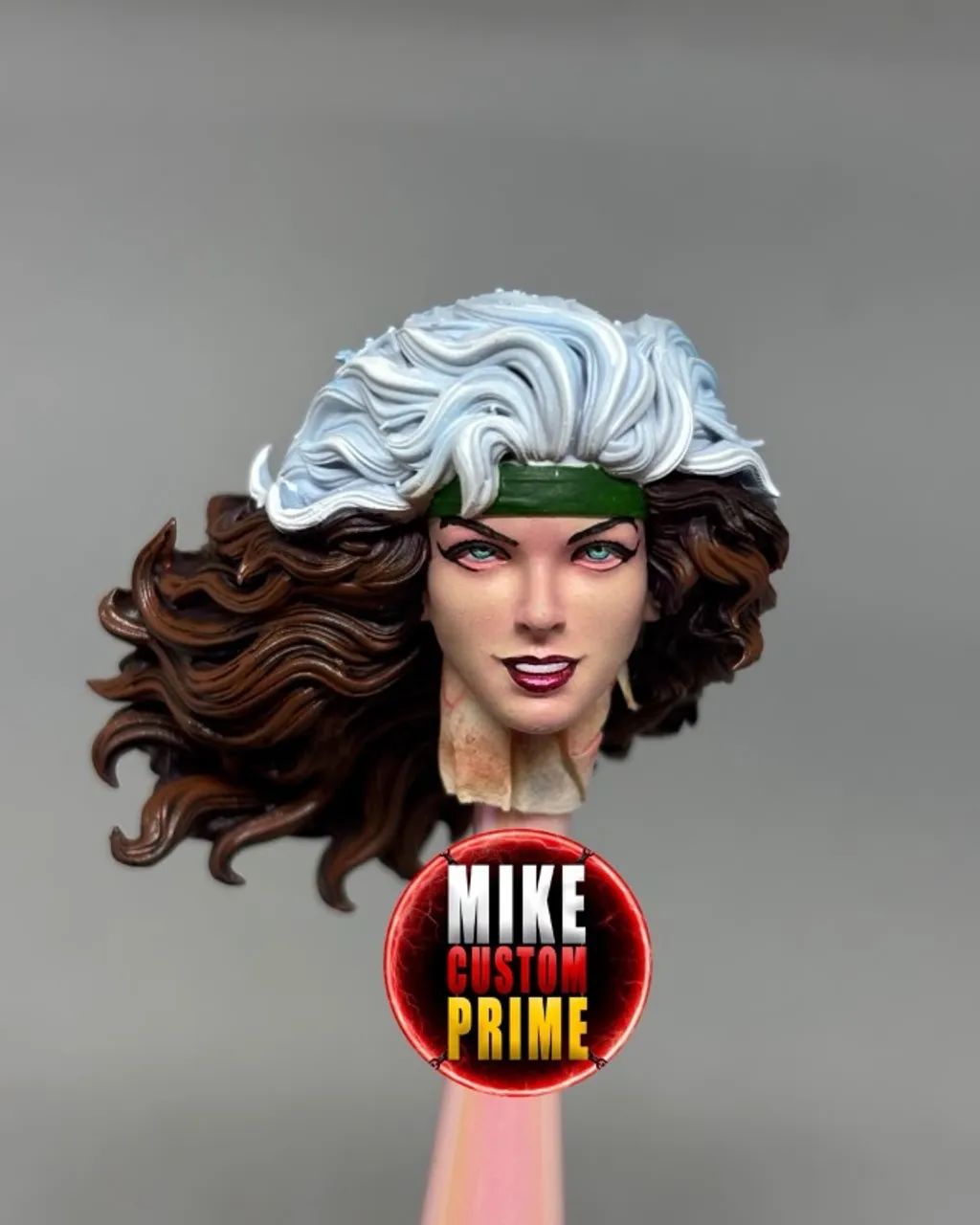 head custom rogue jim lee  padrão marvel legends 