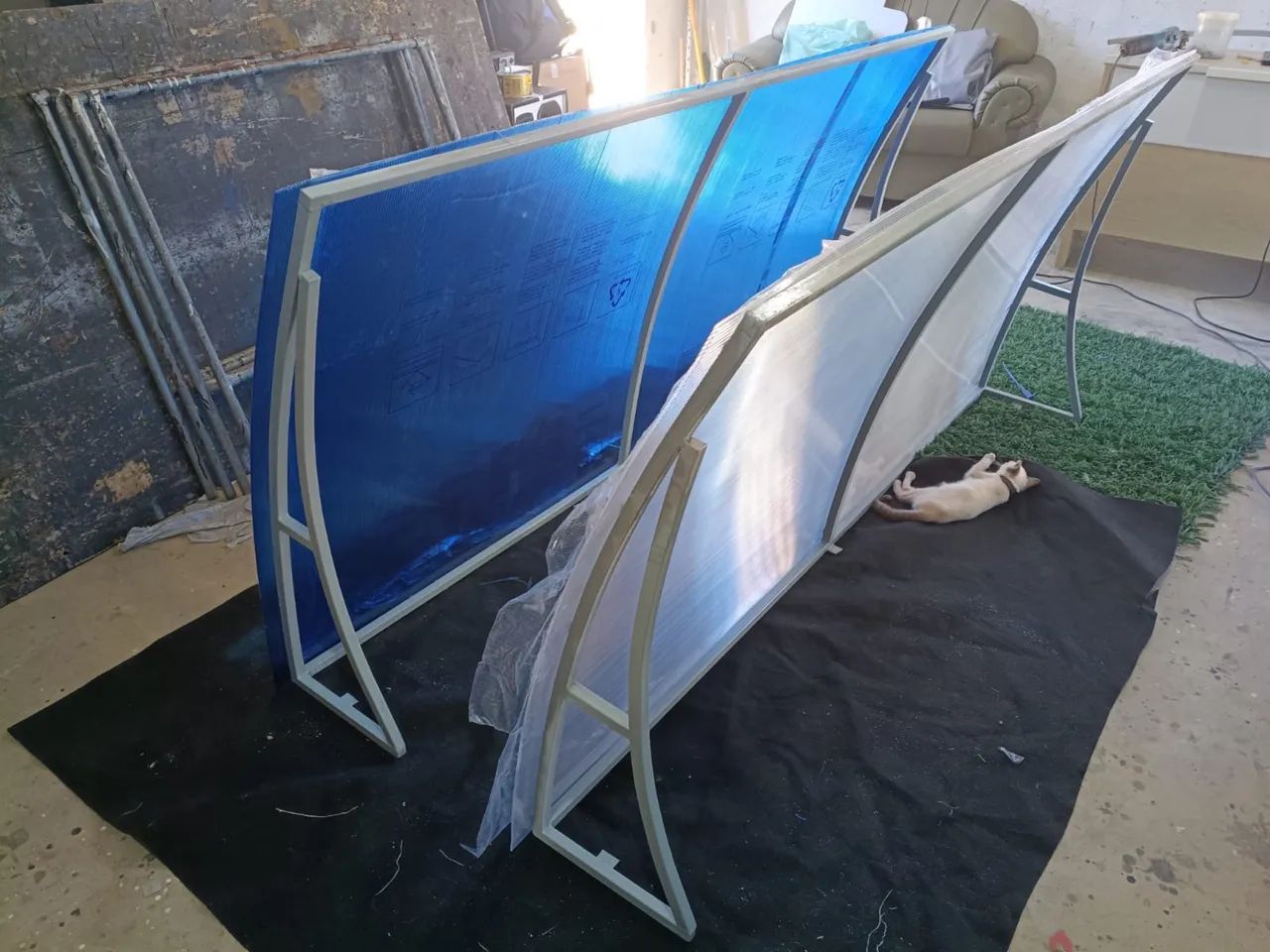 Toldo de policarbonato 