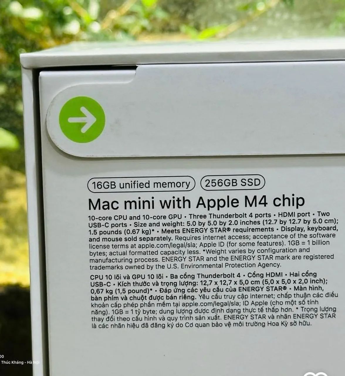 MAC MINI( CHIP M4) 16GB - 512GB SSD 