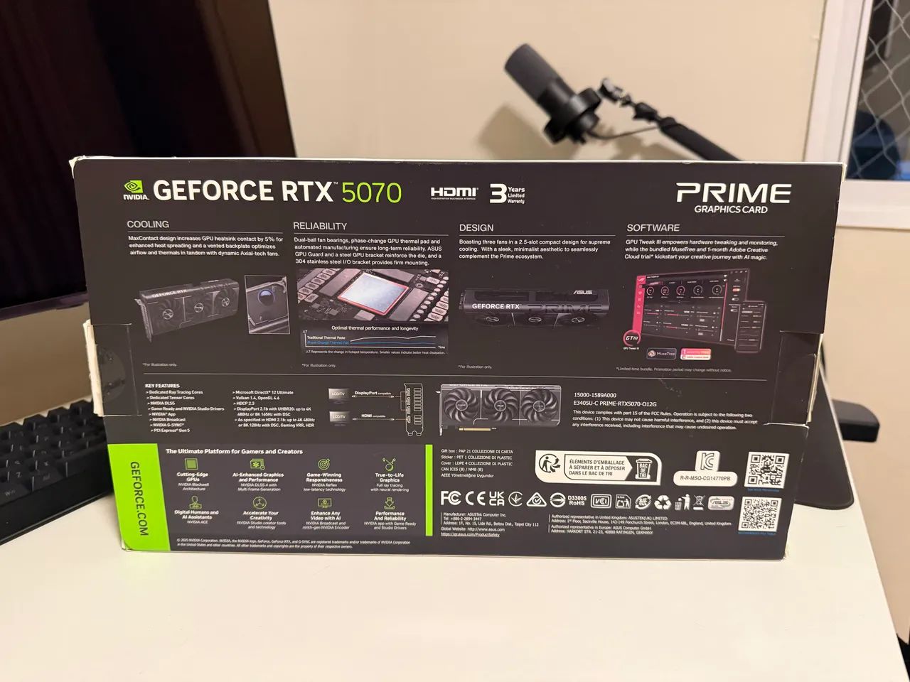 Placa de vídeo Rtx 5070 asus prime - Foto 2