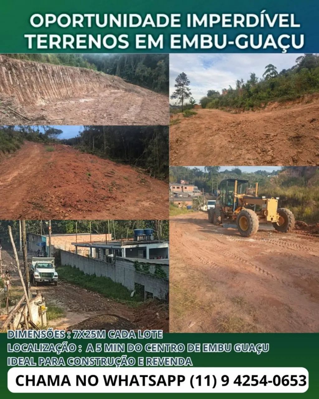 Vende-se Chácaras mil metros e lotes 7x25m  - Foto 4